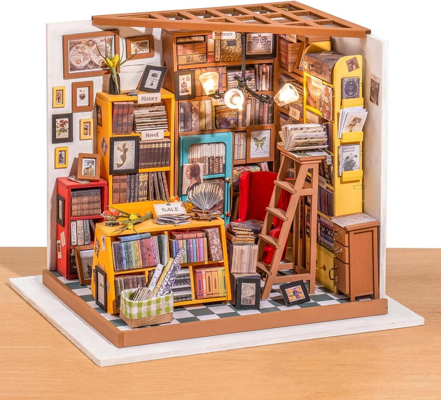 Miniatur Puppenhaus DIY – Handgemachtes Holzmodell zum Basteln