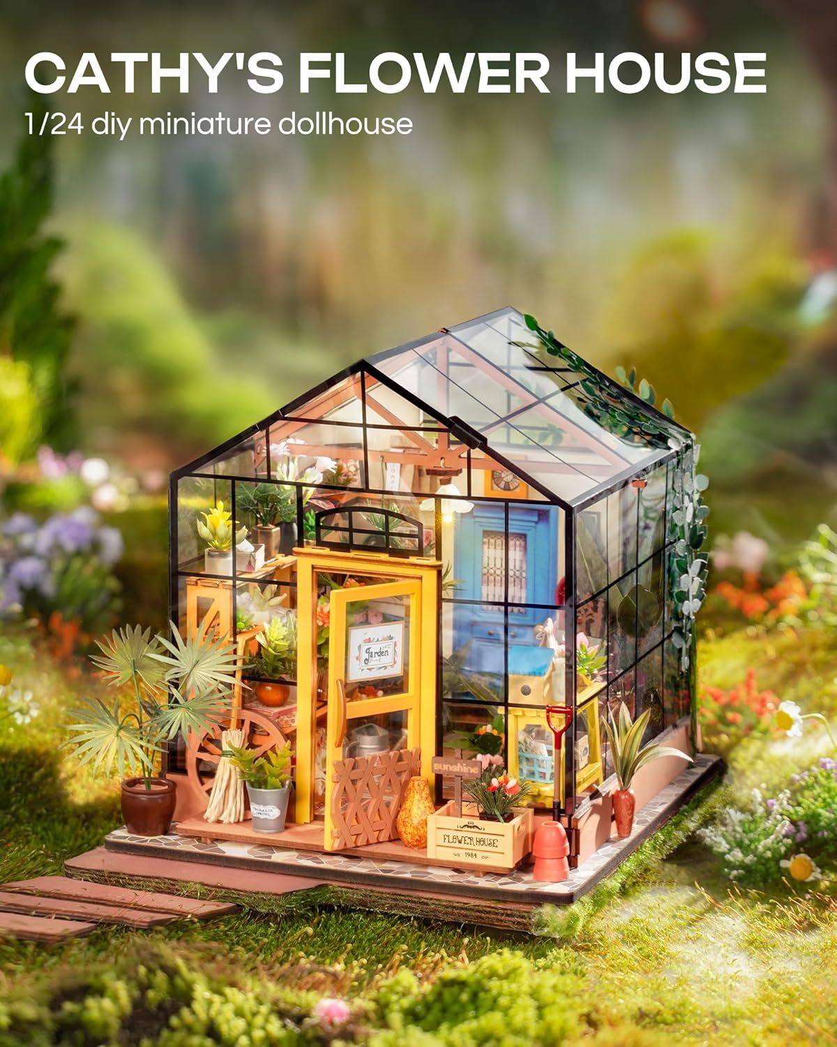 Miniatur Puppenhaus DIY – Handgemachtes Holzmodell zum Basteln