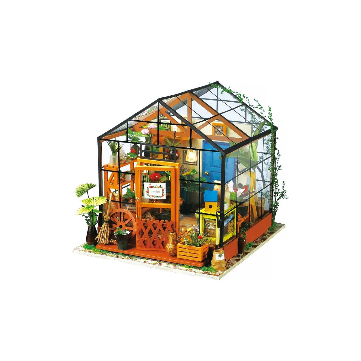 Miniatur Puppenhaus DIY – Handgemachtes Holzmodell zum Basteln