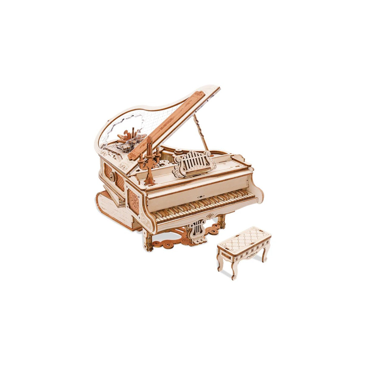 Magisches Musik-Piano 3D Puzzle mit Zahnrädern & Melodie