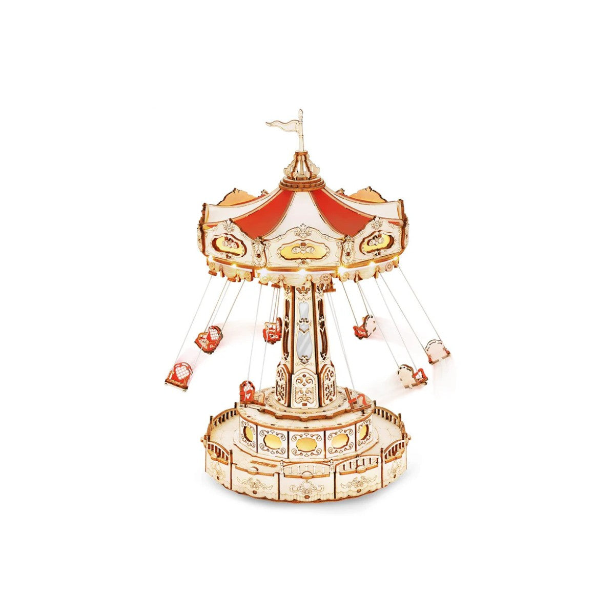 Magischer Swing Ride Musikbox 3D Holzpuzzle